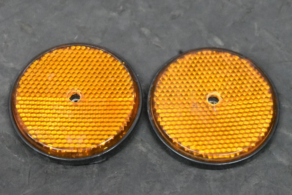 Y0101 当時物 純正 XJ400 リフレクター 0016 検) XJ400E XJ400D 4G0 4V7 XJ550_画像1