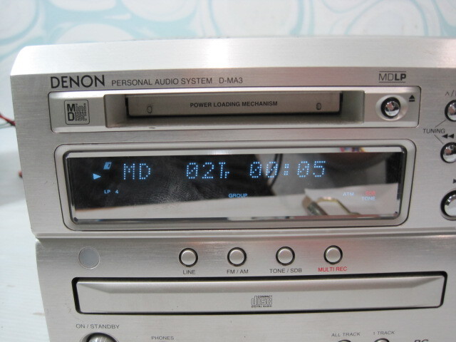 11-242♀DENON/デノン システムコンポ システム部のみ D-MA3♀_画像3