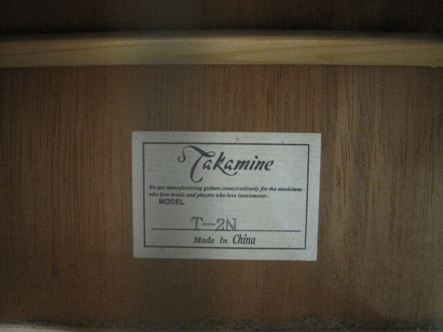 11-339*Takamine/ Takamine акустическая гитара /akogiT серии T-2N*
