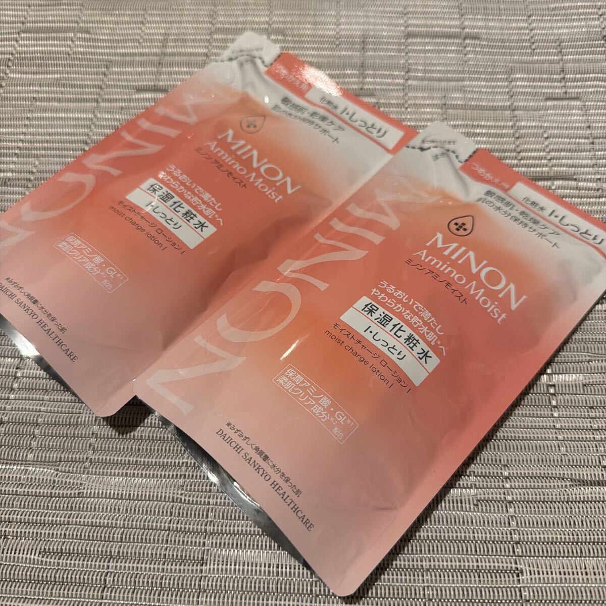 匿名発送 未開封 送料込 ミノン アミノモイスト モイストチャージ ローション I（しっとり）詰替用/130ml ２個セット_画像1