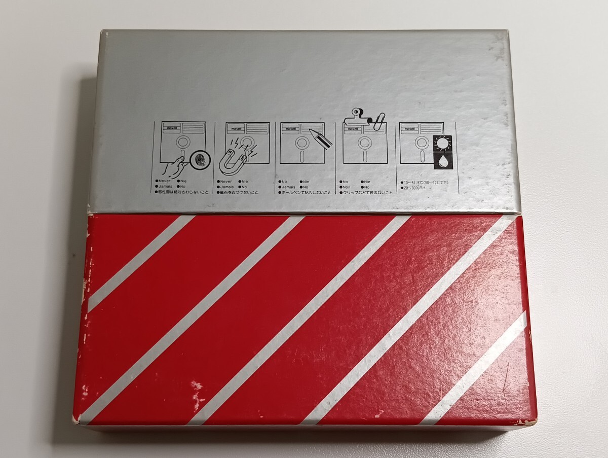 【マクセル 2D 5インチ フロッピーディスク】10枚入り 動作OK フォーマット済 maxell FD_画像4