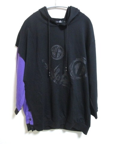 NieR Clothing ニーアクロージング 肩脇スリットボタン プルオーバーパーカー_画像1