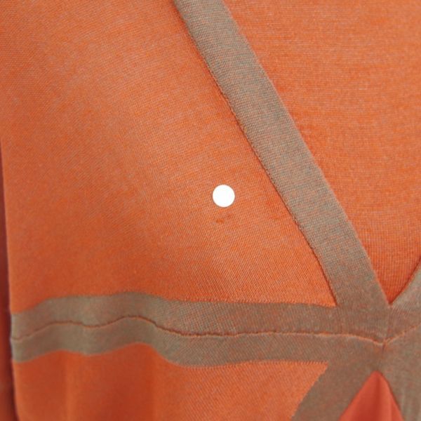 ＃01◇HIROKO KOSHINO ヒロココシノ◇長袖ニット チュニック トップス オレンジ サイズ38 ＃968475_画像5