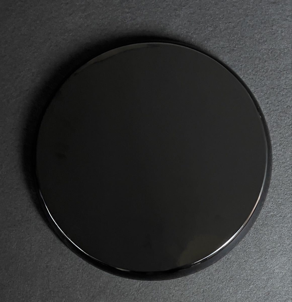 【輪島塗】堆朱 螺鈿 丸盆 煎茶道具 未使用 天然木製 直径約38cm 漆器 _画像5