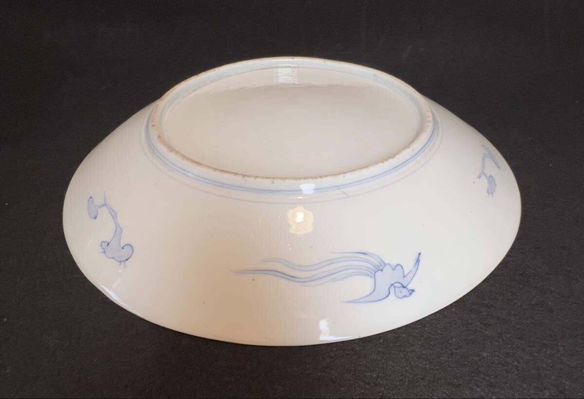 古伊万里　大皿 (直径約45cm) 金蘭手色絵人物紋様　飾り皿　骨董　江戸後期　_画像6