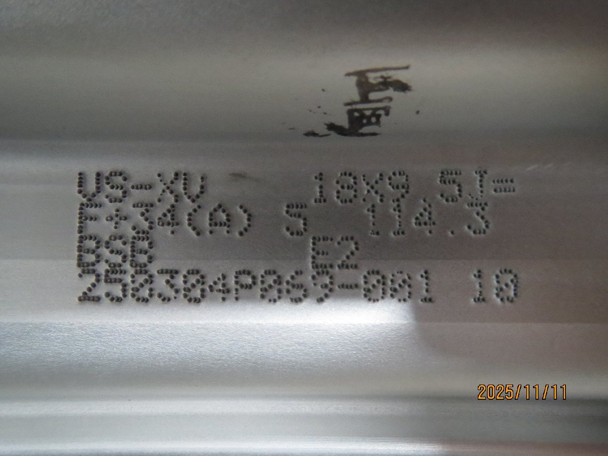 激アツサイズ！ WORK VS XV 18インチ Z32 スカイライン JZX 9.5J +34 5H114.3 中古 25年製 TRAIANGLE EffeXsport TH202 215/40R18 中古_画像7