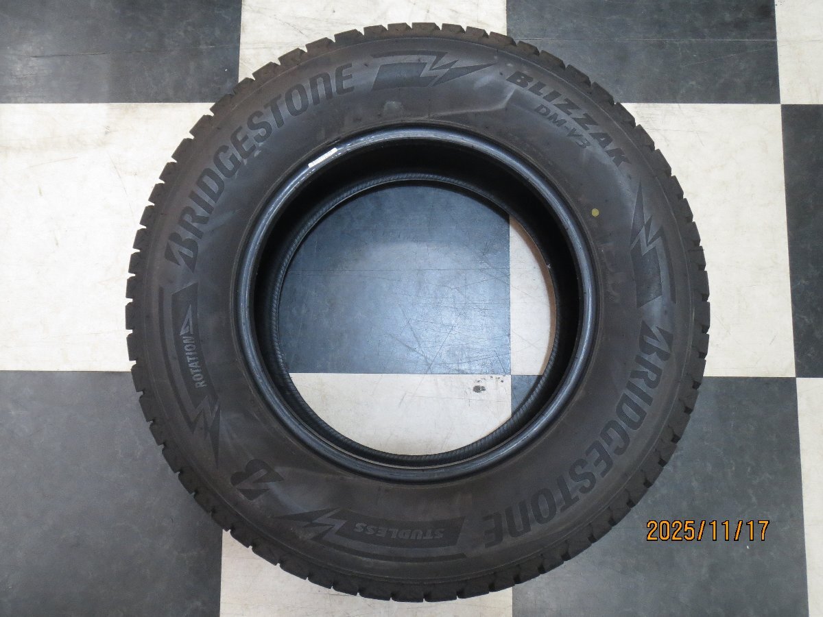 10000円スタート 国産 21年製 スタッドレス 48週 BRIDGESTONE BLIZZAK DM-V3 265/65R17 112Q 4本セット 中古 プラド ハイラックス サーフ_画像6