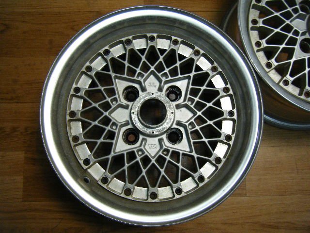 IB-613 インパル IMPUL PLO MESH 14×6.5J 4H-114.3 +14 (2本) 旧車 希少 当時物 プロメッシュ 送料は全国一律2750円 離島を除く_画像5