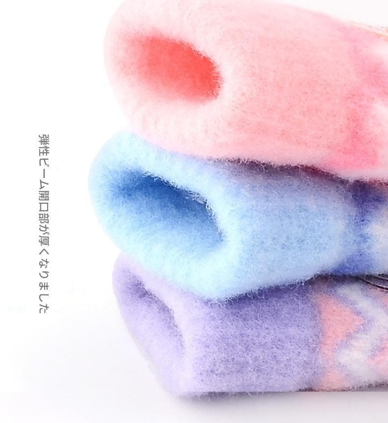 ★新品★アナと雪の女王 エルサ キッズ手袋 17cm 冬用 防寒 女の子 子供用 ニット手袋 可愛い ふわふわ 暖かい 雪遊び 通学 おしゃれ_画像4