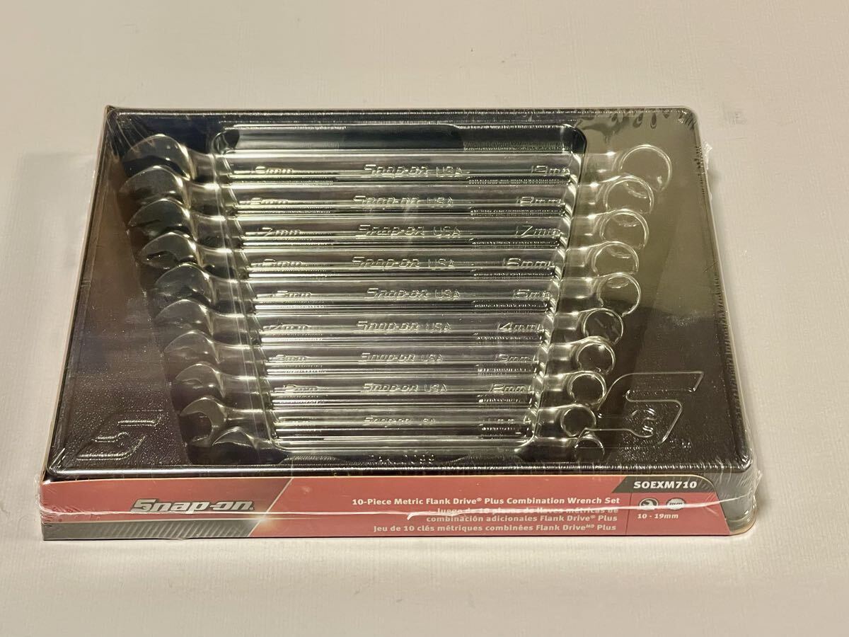  Snap-on комбинированный гаечный ключ комплект Frank Drive плюс SOEXM710 10-19mm новый товар 