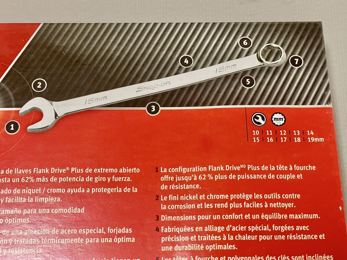  Snap-on комбинированный гаечный ключ комплект Frank Drive плюс SOEXM710 10-19mm новый товар 