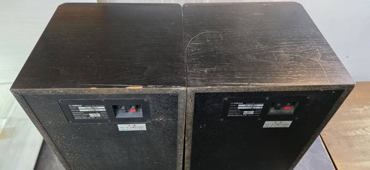 YAMAHA/ Yamaha динамик #5408Z#<NS-200M> 1983 год производство Showa Retro звуковая аппаратура * каждый, угол часть . царапина иметь * текущее состояние товар изображен на фотографии товары долгосрочного хранения 