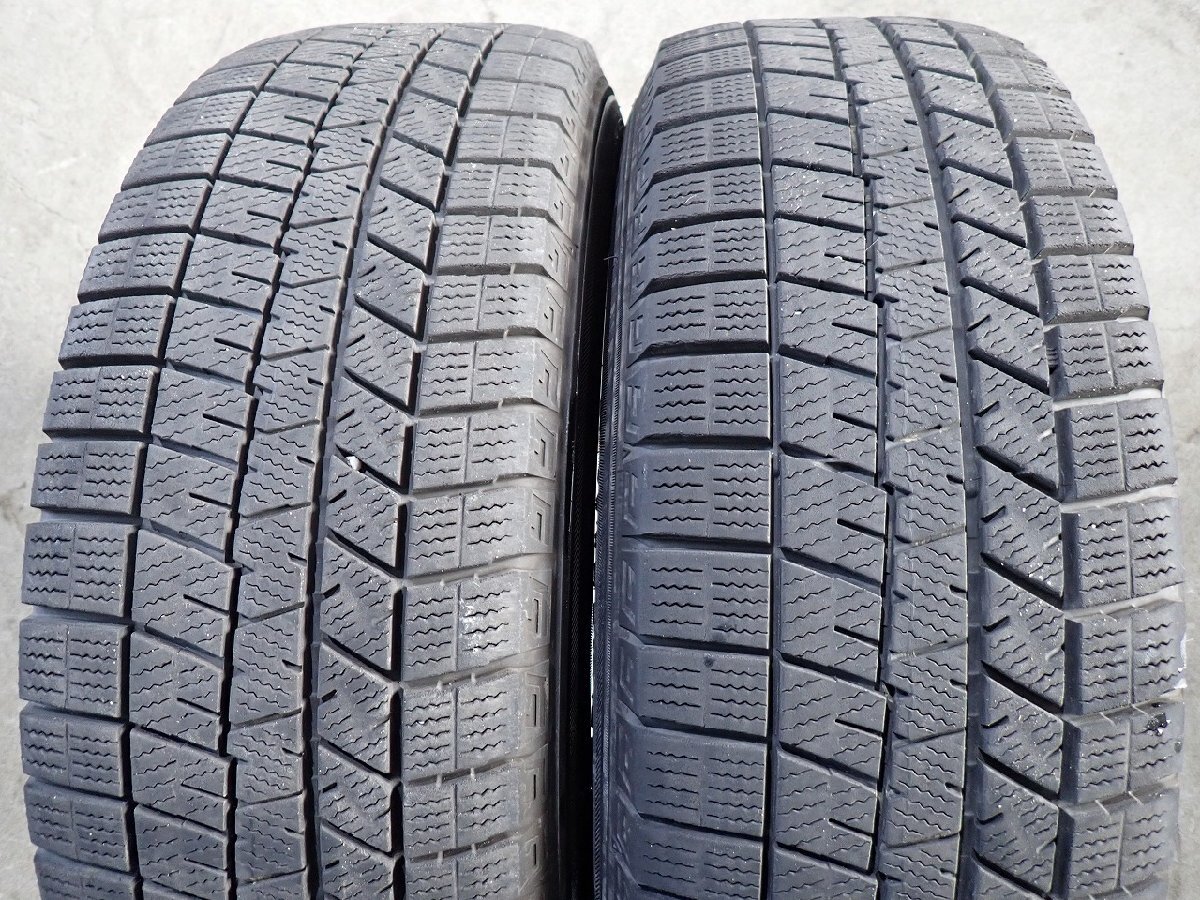 YS22876【送料無料195/65R15】トヨタ純正 30プリウス純正 DL WM03 中古スタッドレスセット ■15×6J 100/5H ET45■ 1円スタート_画像3