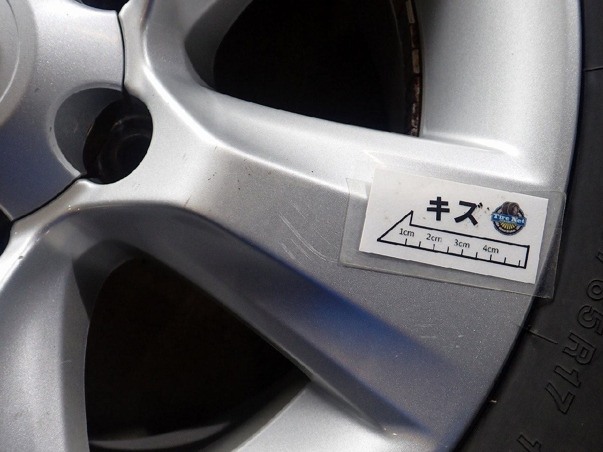 YS21443【送料無料265/65R17】トヨタ純正 150系 プラド 中古スタッドレス ●17×7.5J 139.7/6H ET25●1円スタート【個人宅配達不可】_画像7