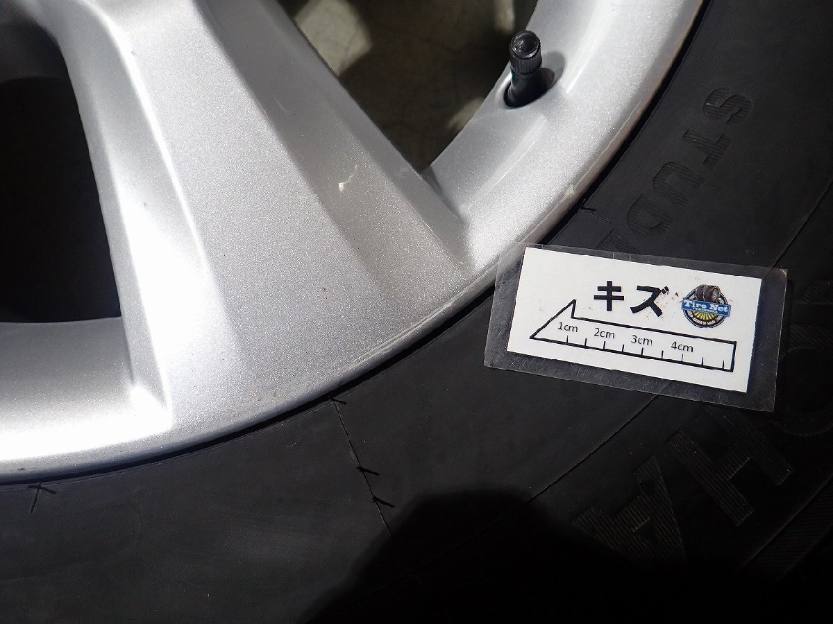 YS21443【送料無料265/65R17】トヨタ純正 150系 プラド 中古スタッドレス ●17×7.5J 139.7/6H ET25●1円スタート【個人宅配達不可】_画像9