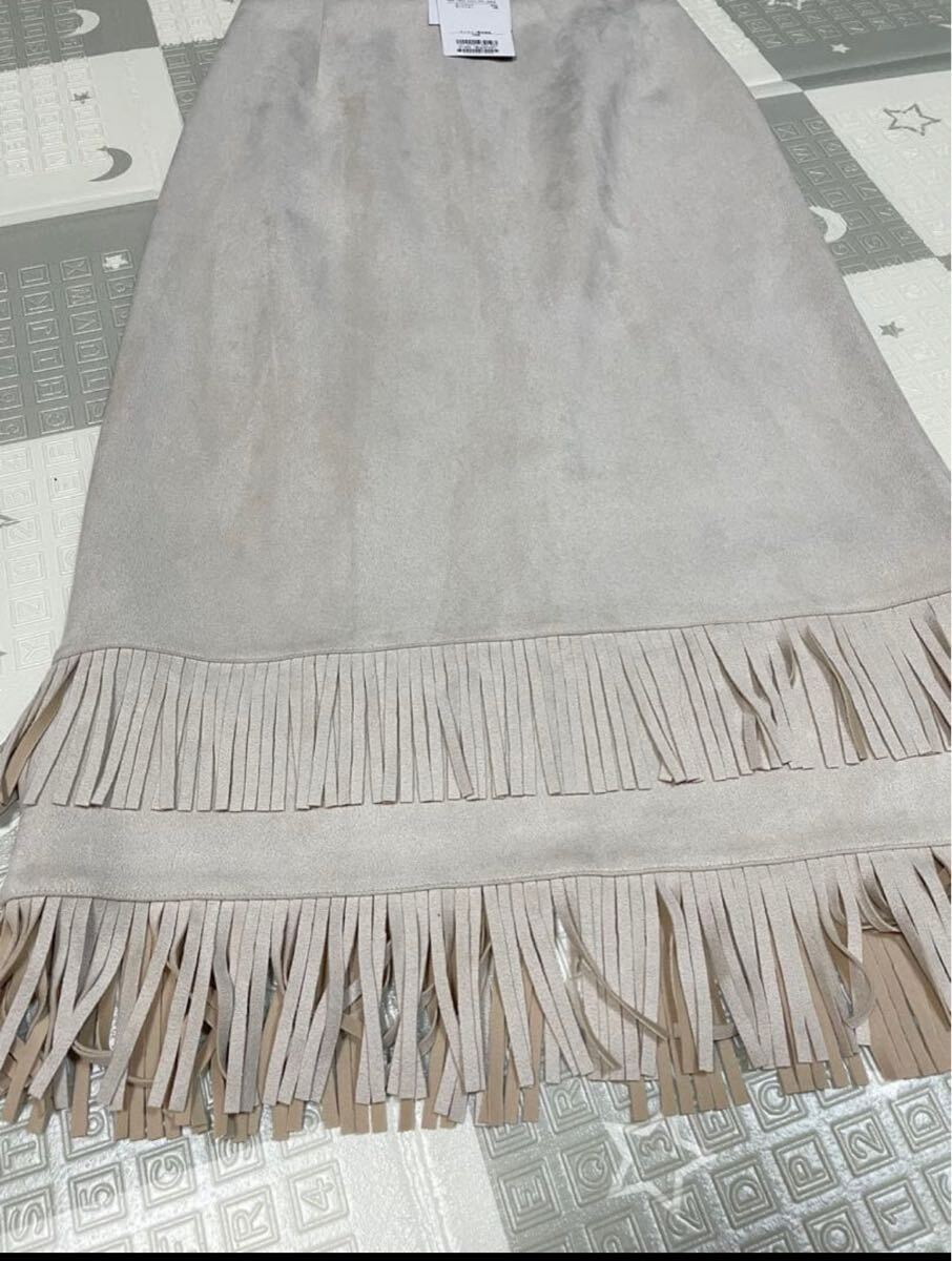 новый товар INTERPLANET. мармешлоу замша бахрома дизайн юбка