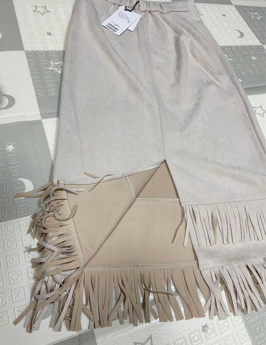 новый товар INTERPLANET. мармешлоу замша бахрома дизайн юбка