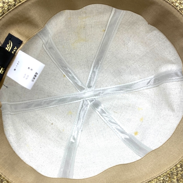 未使用 ボルサリーノ B34006Eハット バケハ バケットハット ツイード フェドラハット ブラウン [60cm]Borsalino_画像6