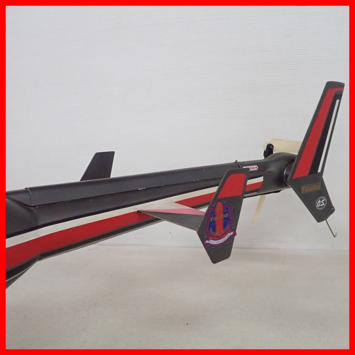 組立済 ヒロボー ベル222 全長約120cm エンジンRC ラジコン ラジヘリ BELL HIROBO 動作未確認 現状品【SJ_画像3