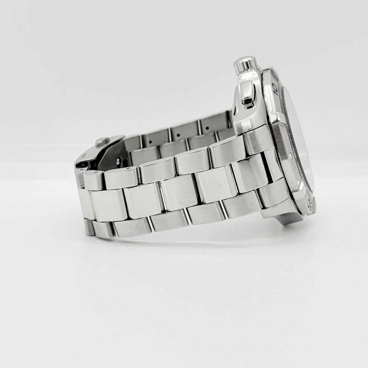 M7958 【訳アリ品】TAG HEUER タグ・ホイヤー AQUARACER アクアレーサー CAF5011 88001698 AT 稼働品 メンズ 腕時計_画像7