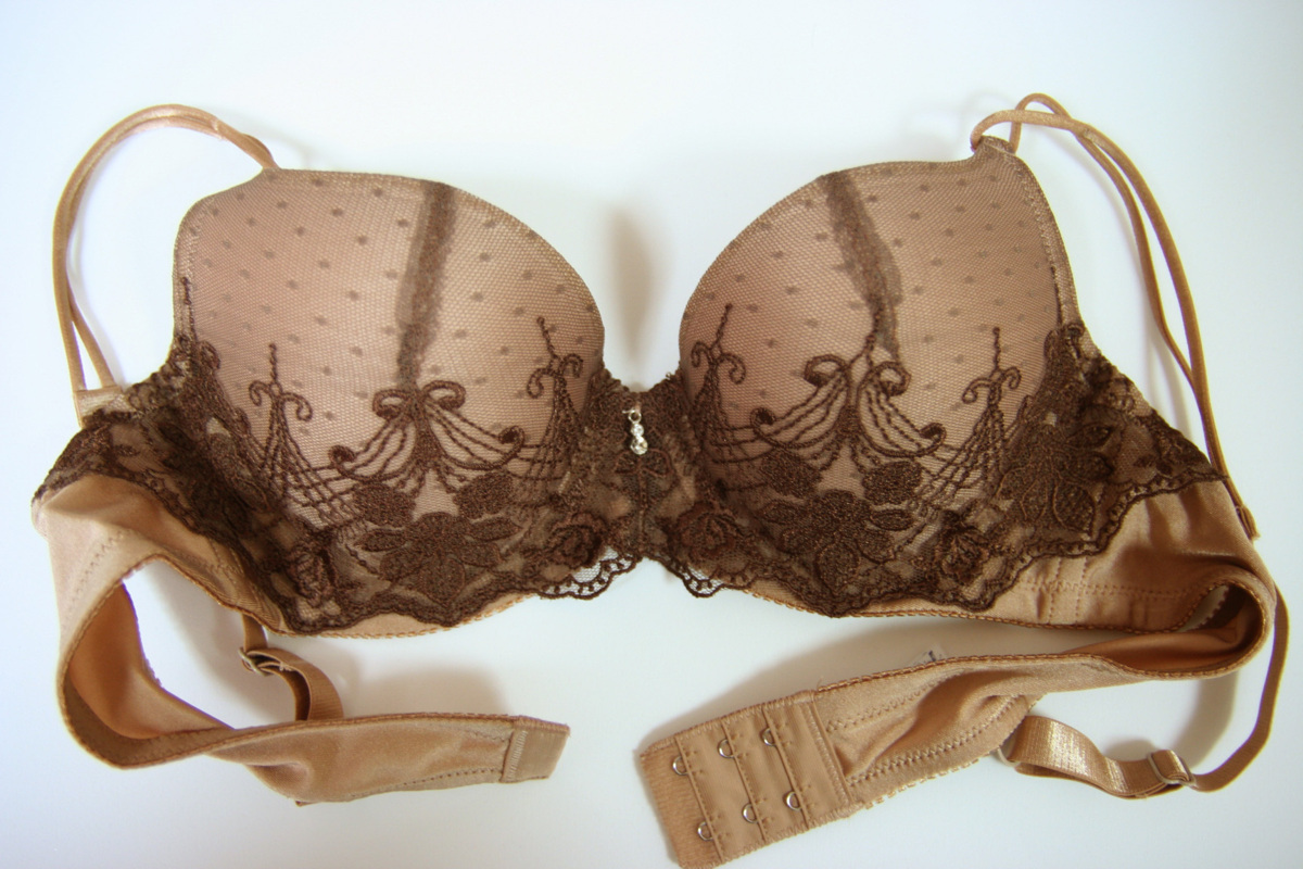  бесплатная доставка *to Lynn p* объем cup *Trimph* mold cup * тросик ввод * elegant бюстгальтер (A/70/ мокка Brown )89634