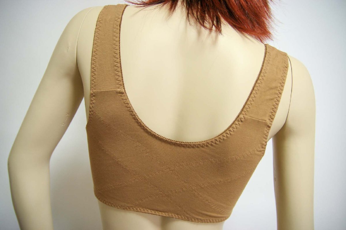 送料無料◆超お得4色組◆綿95%◆前開き◆立体カップ◆セミロングブラジャー(L)◆脇高パターン◆さわやか綿混◆ノンワイヤー◆背筋きれい_画像8