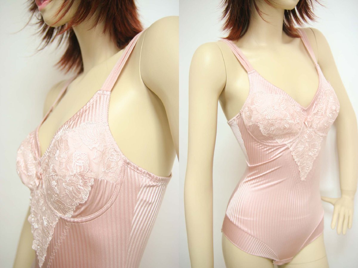  бесплатная доставка * супер выгода 2 цвет комплект * аккуратный Silhouette * корректирующее нижнее белье * non тросик * незначительный легкий soft * функциональность удобно боди (M/ розовый & мокка бежевый )