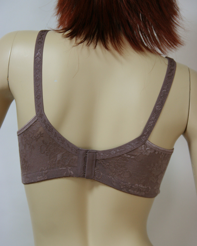  бесплатная доставка * бок высота образец * спина & грудь аккуратный * рисунок плетеный * цветочный принт * удобный . установка ощущение * non тросик * бюстгальтер с полной чашкой бюстгальтер (B/80/ серый )261