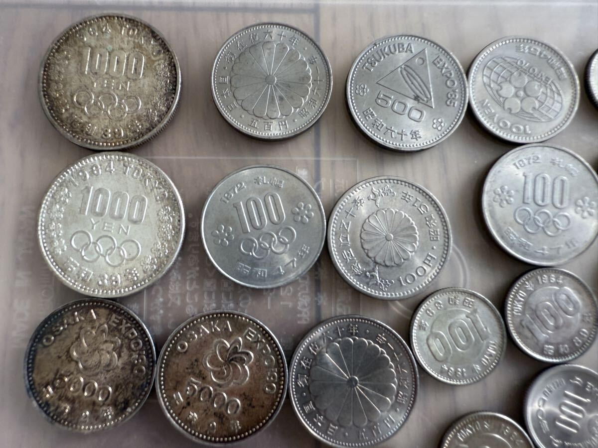  старая монета памятная монета Япония . тысяч иен монета Tokyo Olympic Osaka EXPO 100 иен мелочь суммировать 
