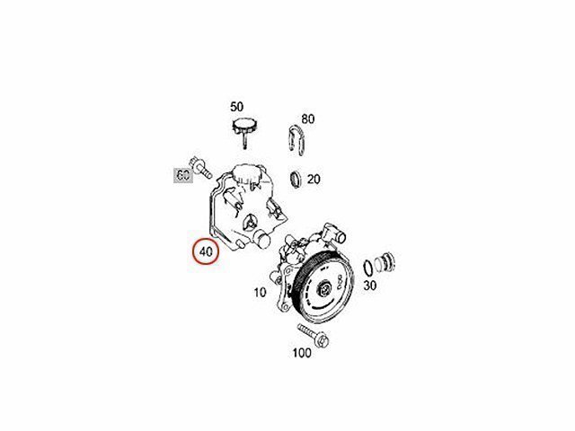  гидроусилитель руля масляный резервуар гидроусилитель руля масляный резервуар C Class W204 C250 C300 Mercedes Benz 