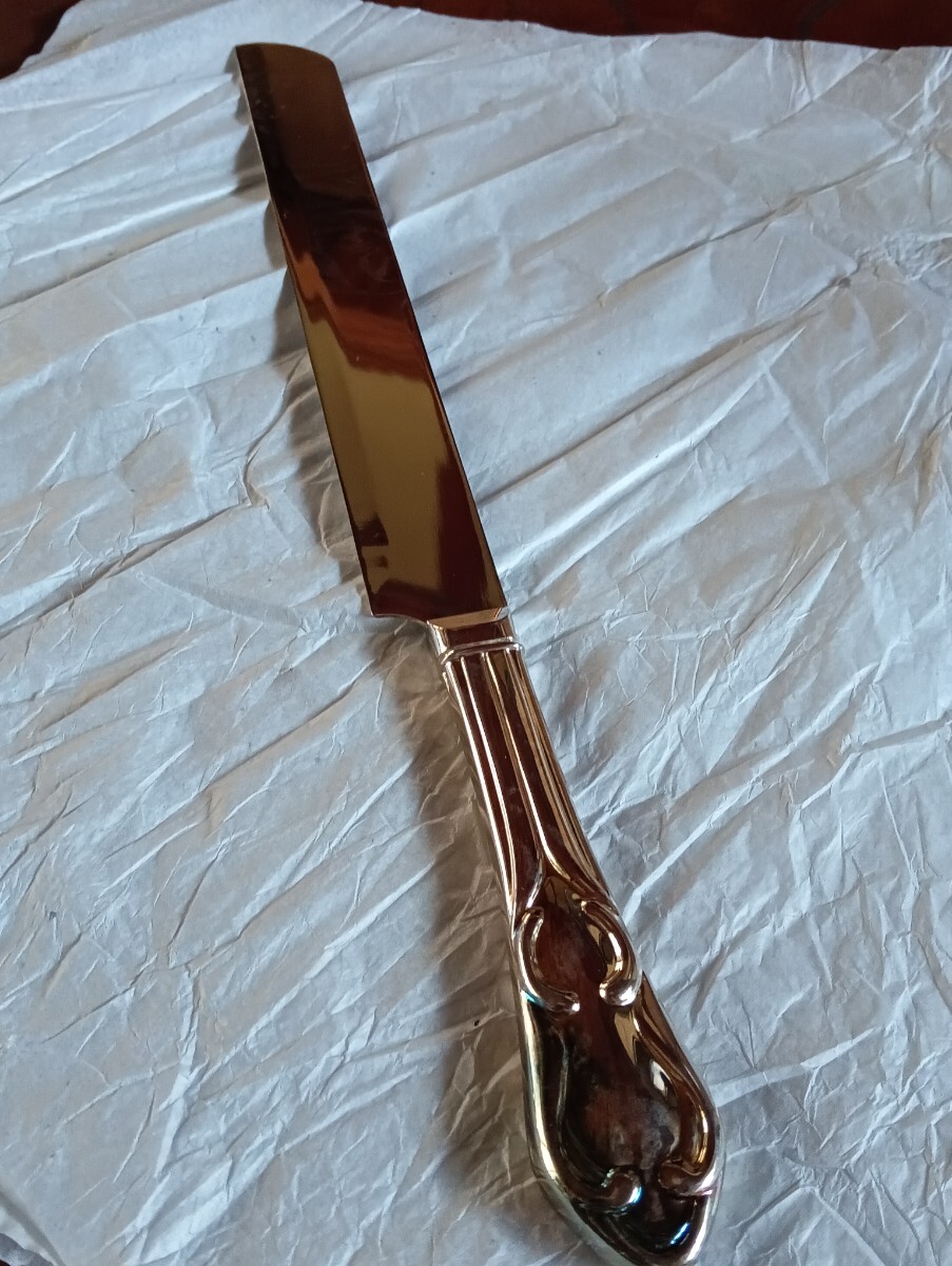 銀製?発売元:新潟県燕市㈱アサヒ〜ケーキサーバー&ケーキナイフ_画像5
