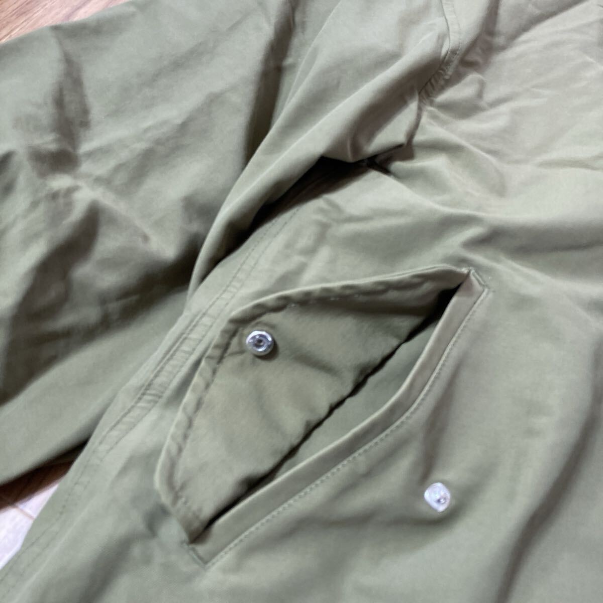 YT3962 MURUA ムルーア マウンテンフーディー 3WAYボアインナーマウンテンパーカー モスグリーン 長袖ライナー ジップアップジャケット_画像6