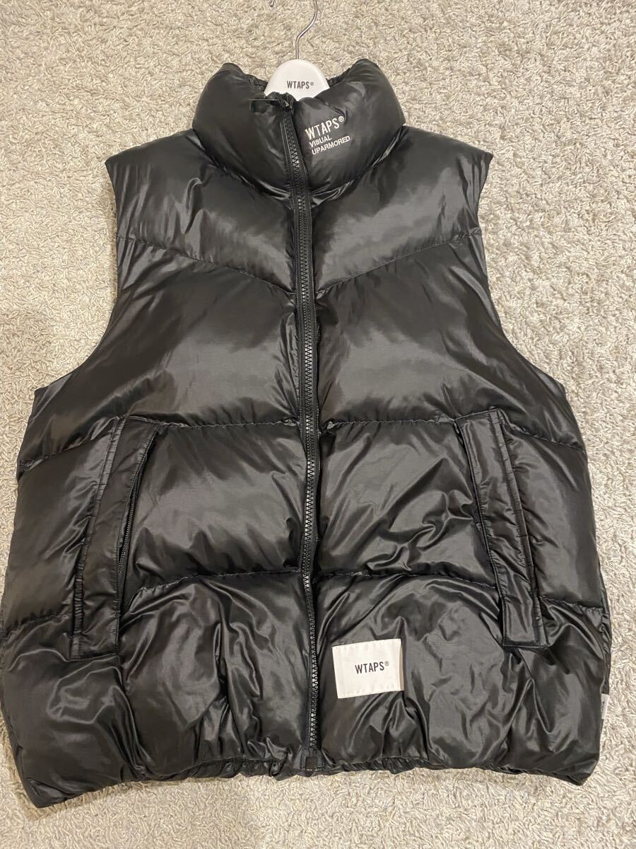 22AW WTAPS BIVOUAC/VEST/POLY.TAFFETA.FORTLESS BLACK L_画像1