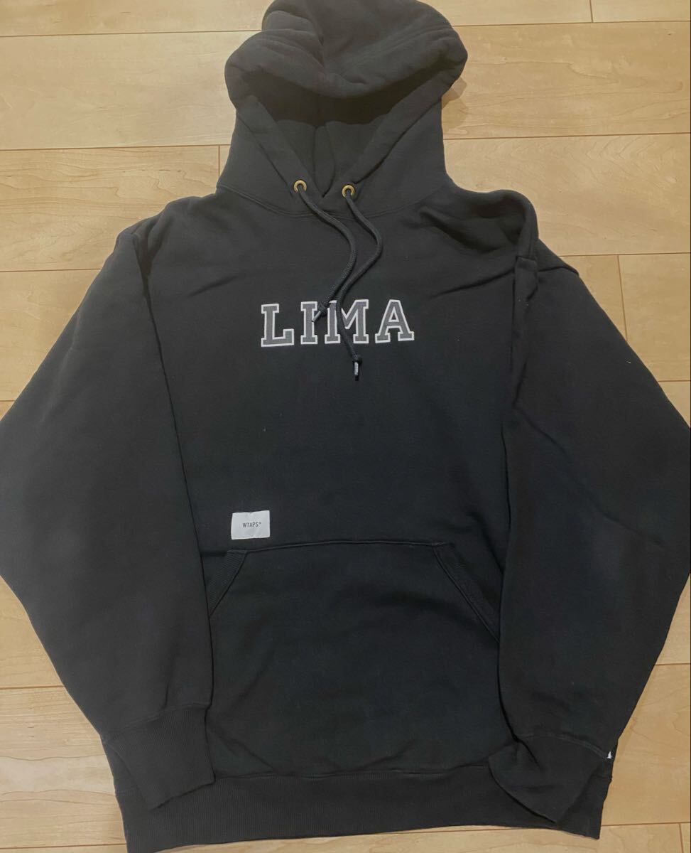 24AW WTAPS ACADEMY HOODY BLACK L_画像1