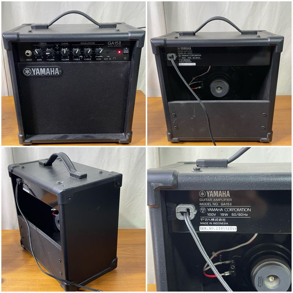 【ky/11.22/8】YAMAHA ヤマハ YAMAHA PACIFICA012 エレキギター ソフトケース(タグ付き) ギターアンプ GA15ll セット_画像10