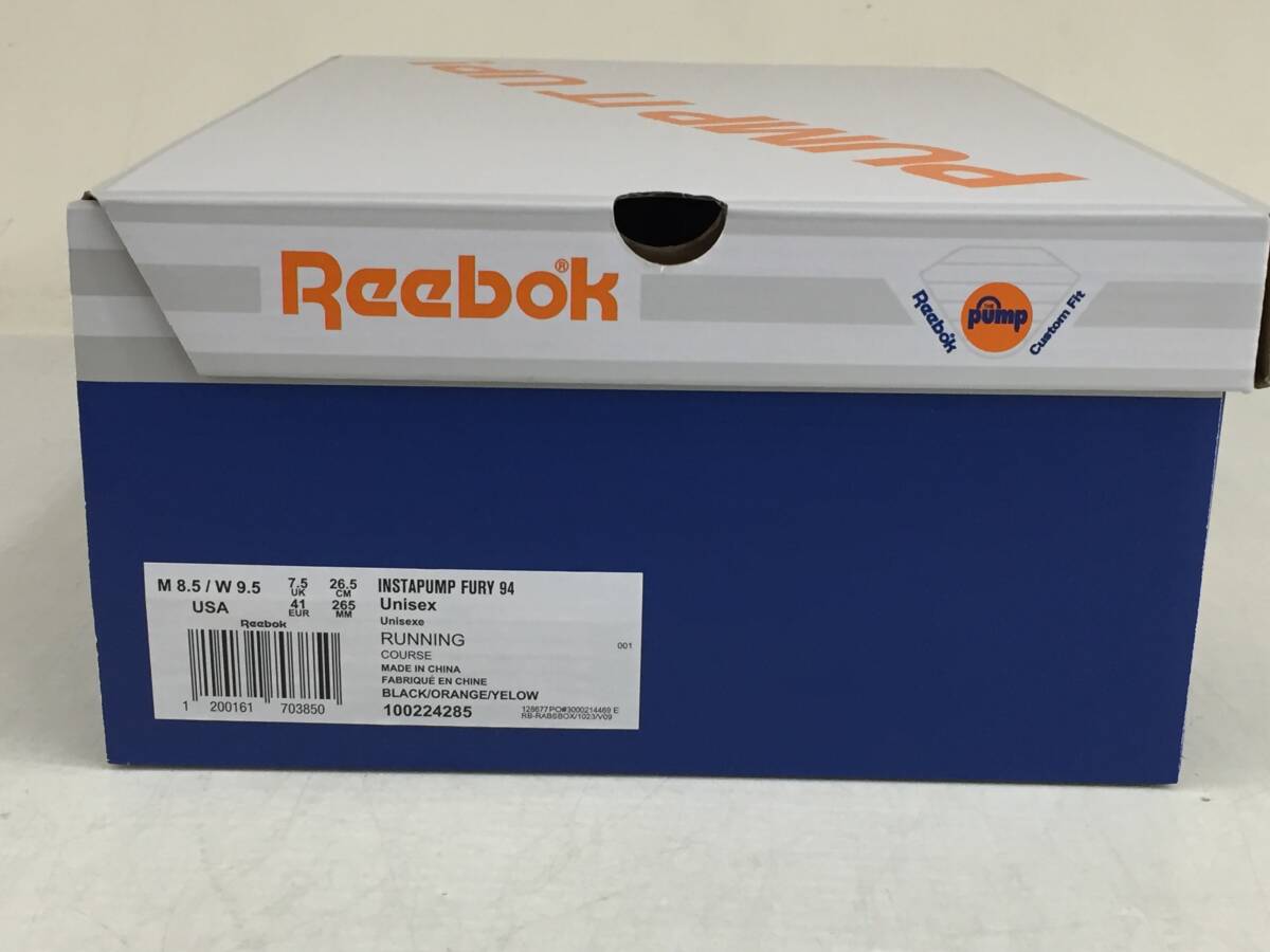 [ не использовался ]Reebok × B'z Inaba Koshi Instapump Fury 94 ~MAGMA~ 26.5cm / Reebok Insta насос Fury кружка ma100224285