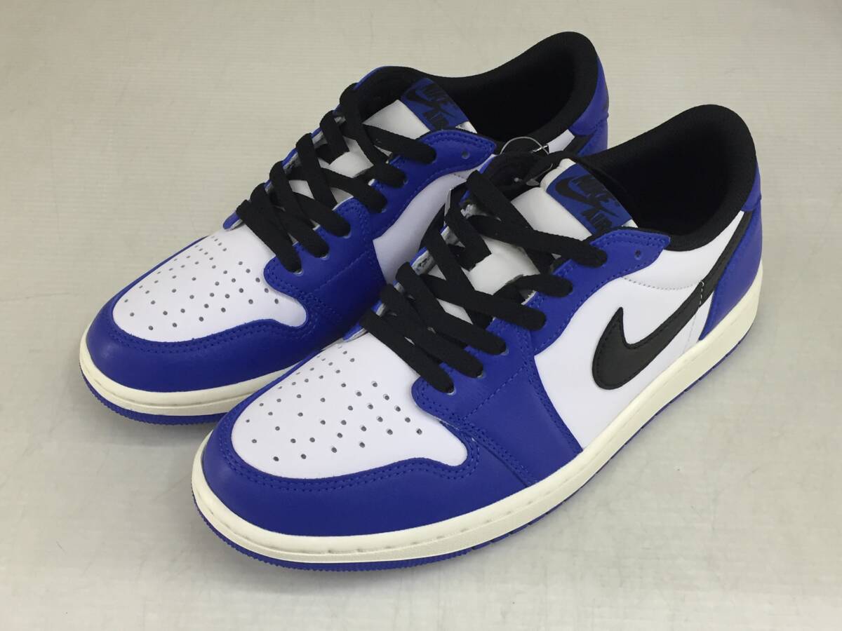 [ не использовался ]NIKE AIR JORDAN 1 RETRO LOW OG ~GAME ROYAL~ 27.5cm / Nike воздушный Jordan 1 retro low ~ игра Royal ~ CZ0790-140