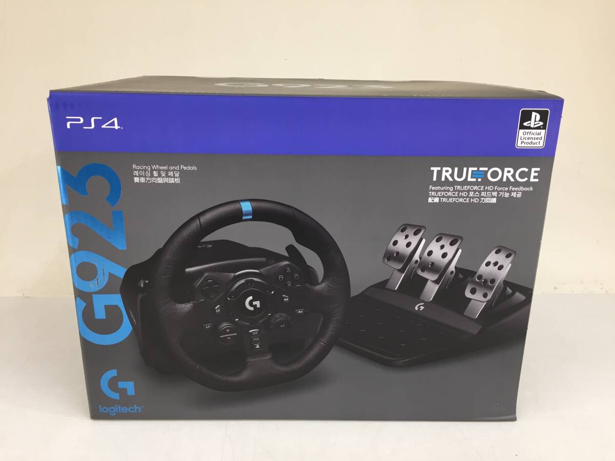 Logicool ロジクール G923 TRUEFORCE レーシングホイール PS4 ハンドルコントローラー_画像1
