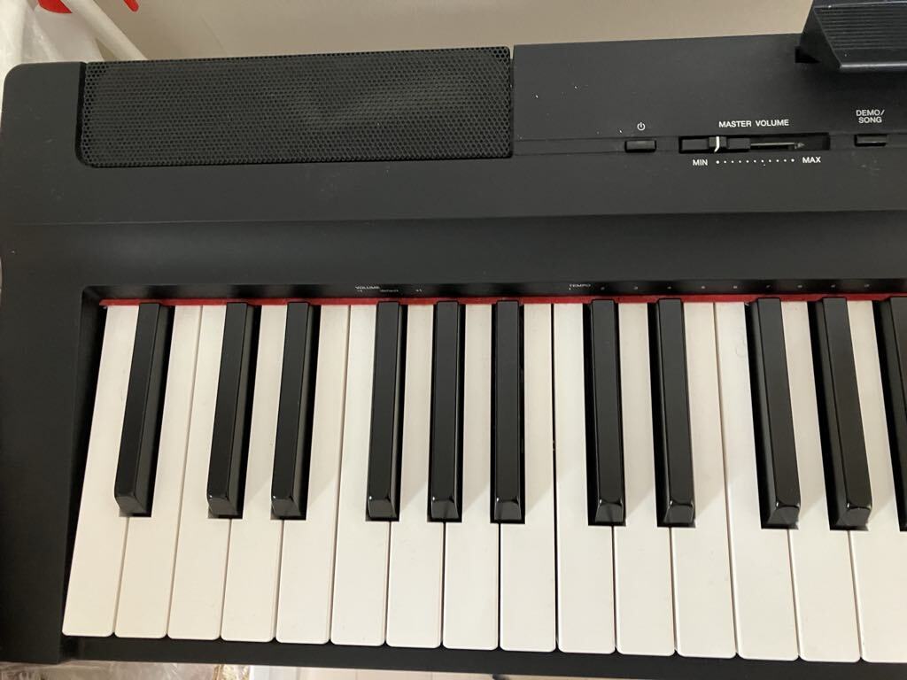 USED ヤマハ YAMAHA 電子ピアノ Pシリーズ ブラック P-125 ペダル スタンド付き_画像8