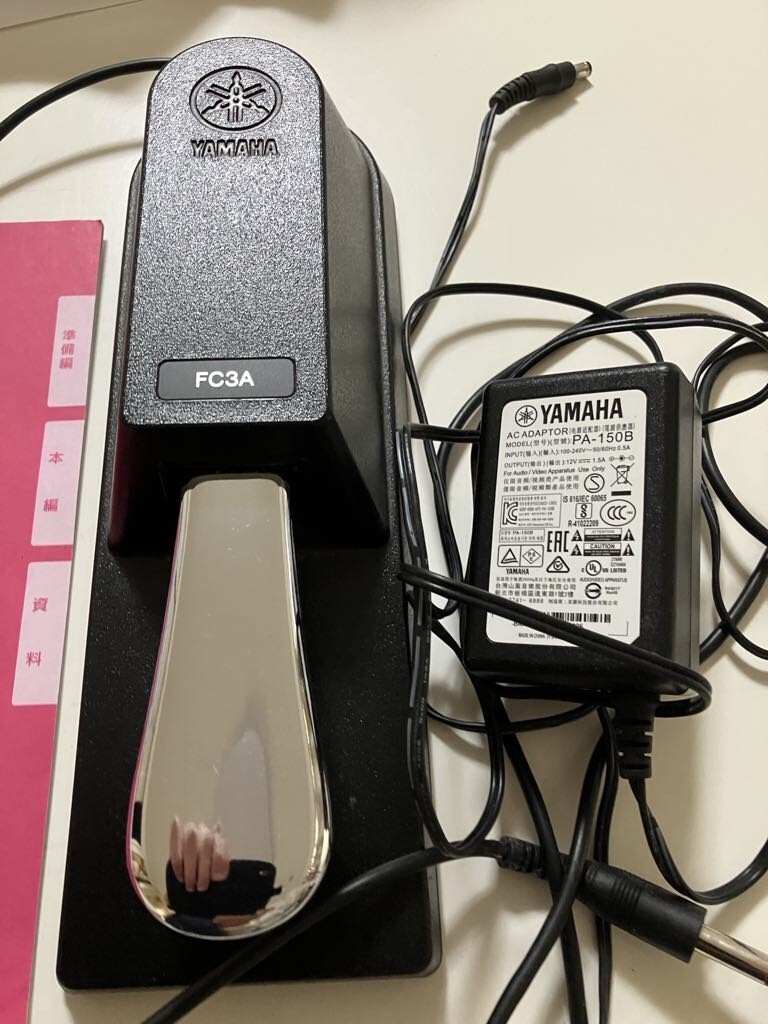USED ヤマハ YAMAHA 電子ピアノ Pシリーズ ブラック P-125 ペダル スタンド付き_画像6