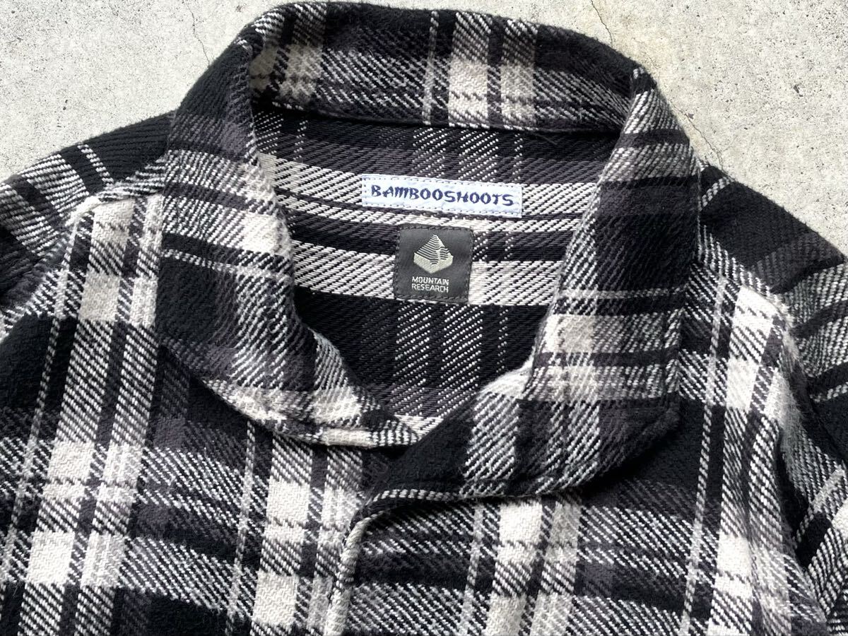 BAMBOO SHOOTS×MOUNTAIN RESEARCH ヘビーネルシャツ L バンブーシュート マウンテンリサーチ ジェネラルリサーチ メンズ 長袖 ジャケット_画像4