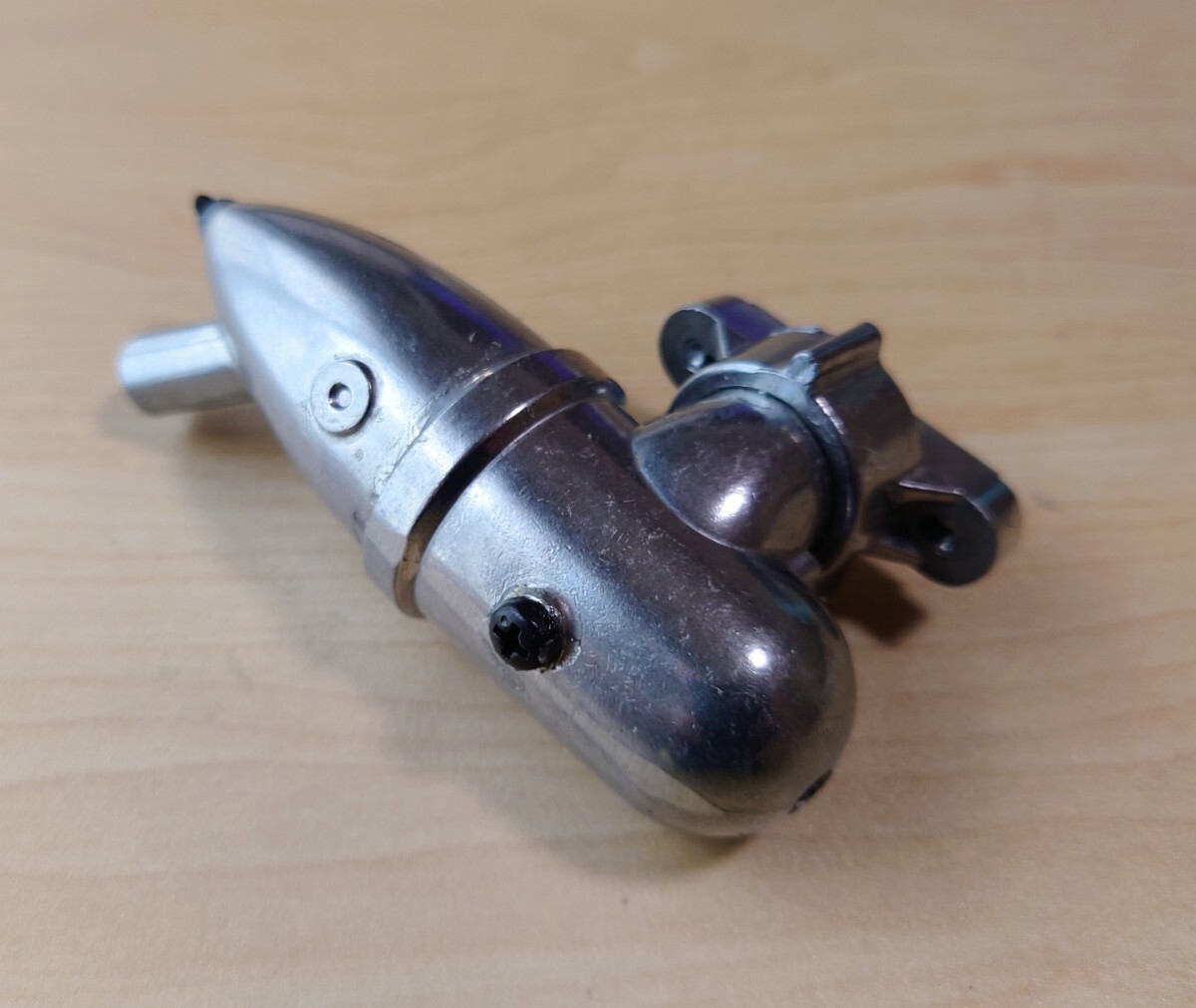 ◆◇希少！美品！東京堂模型 OB-2マフラー HGK-21 ST-21用 ボート用 排気口可変マフラー◇◆_画像1