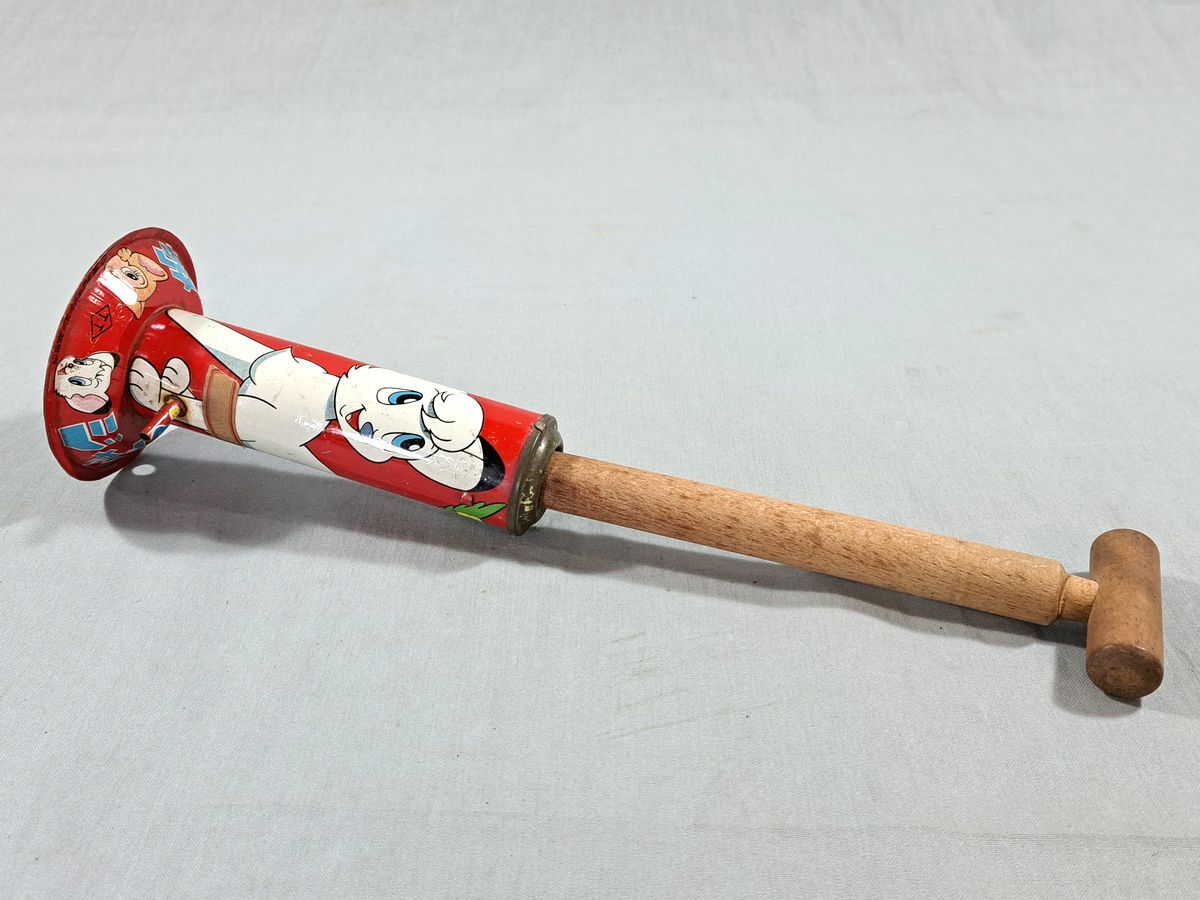 # подлинная вещь takatok Jungle Emperor жестяная пластина водный пистолет насос игрушка рука .. насекомое насекомое Pro Showa Retro Vintage #