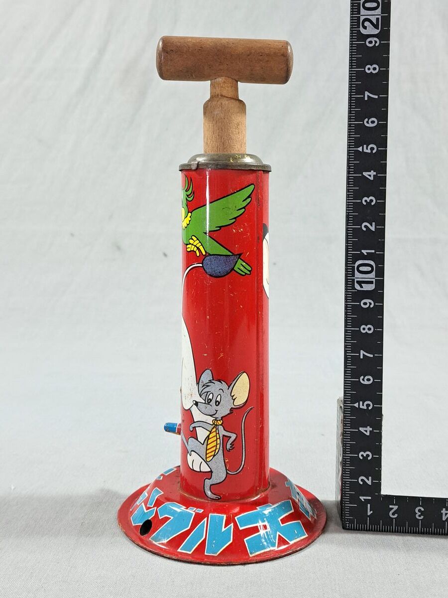 # подлинная вещь takatok Jungle Emperor жестяная пластина водный пистолет насос игрушка рука .. насекомое насекомое Pro Showa Retro Vintage #