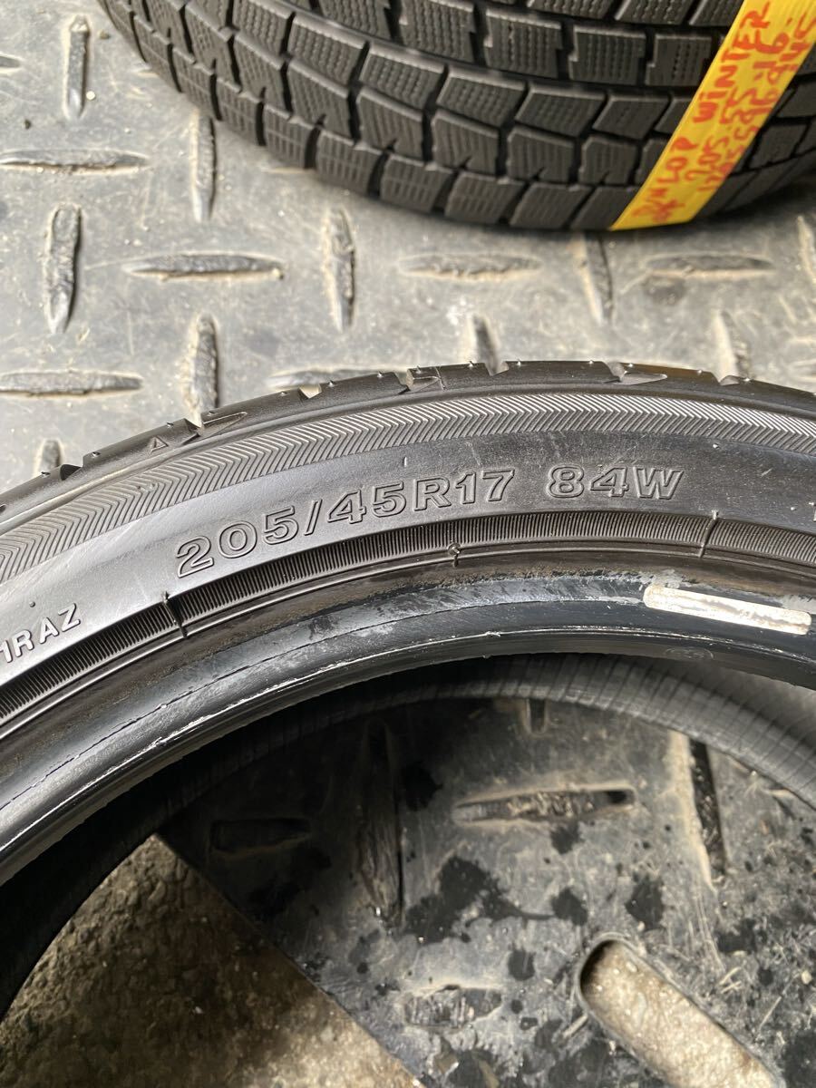 BRIDGESTONE POTENZA 205/45/17 4本セット送料込み サマータイヤ_画像9