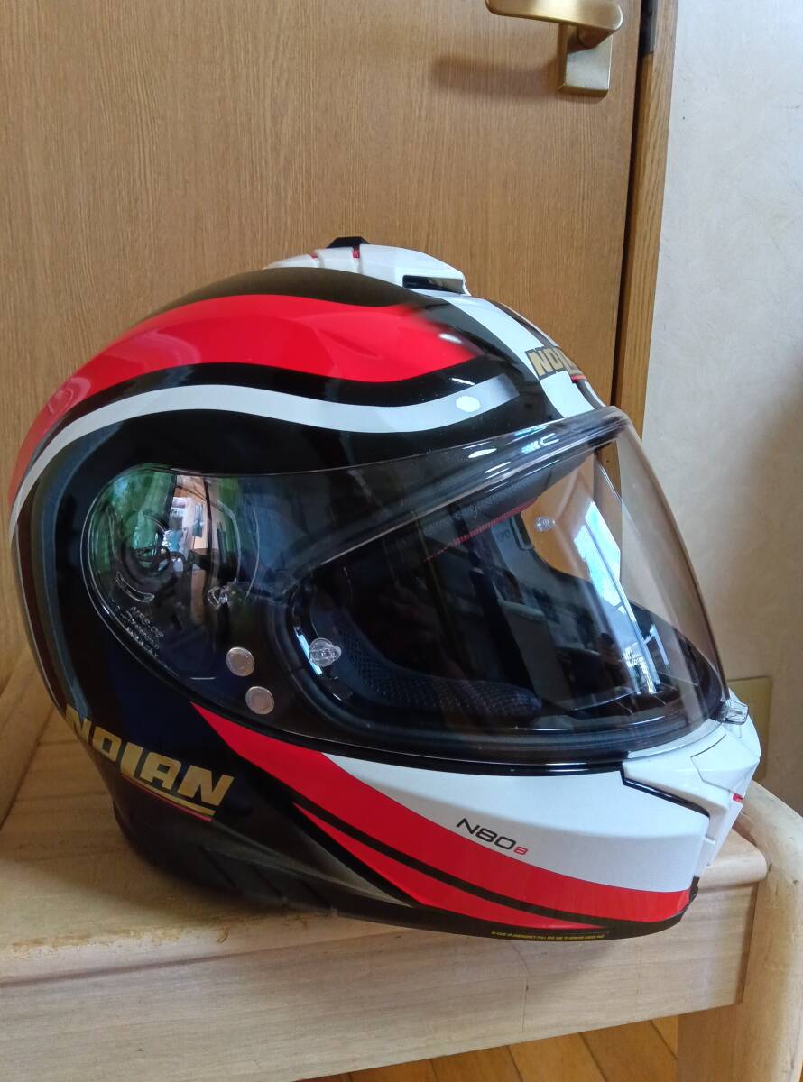 ノーランヘルメットSサイズ-フルフェイス-サングラスつき_画像2