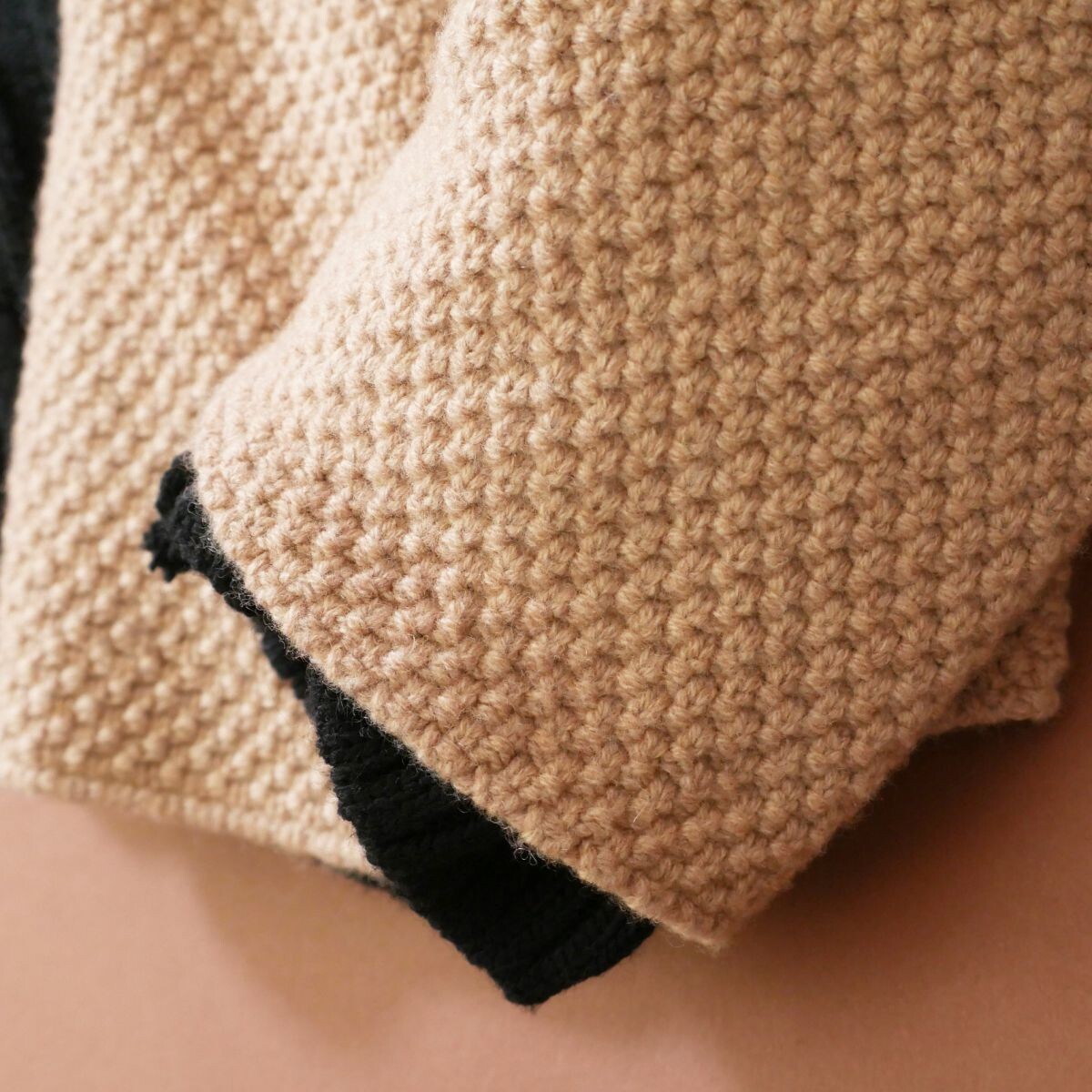 終了日午後6時迄ご入札●dr103B●イタリア製熟練ブランド●カシミヤ混紡●ラグジュアリーニットジャケット●48_画像5