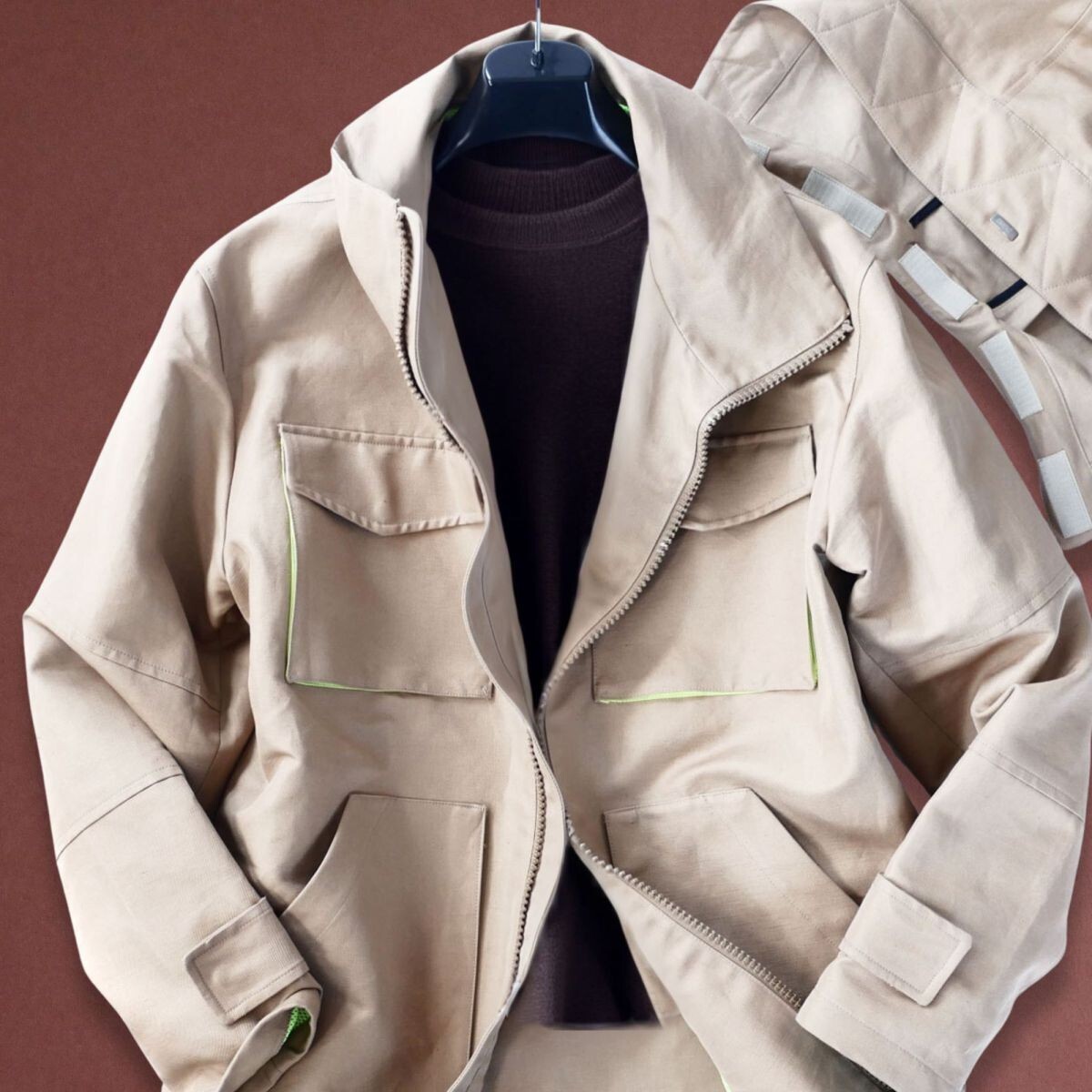 終了日午後6時迄ご入札●dr536●50●54●選択可●プレフォール●HERNOヘルノ●重厚感●アウタージャケット●メンズ_画像2