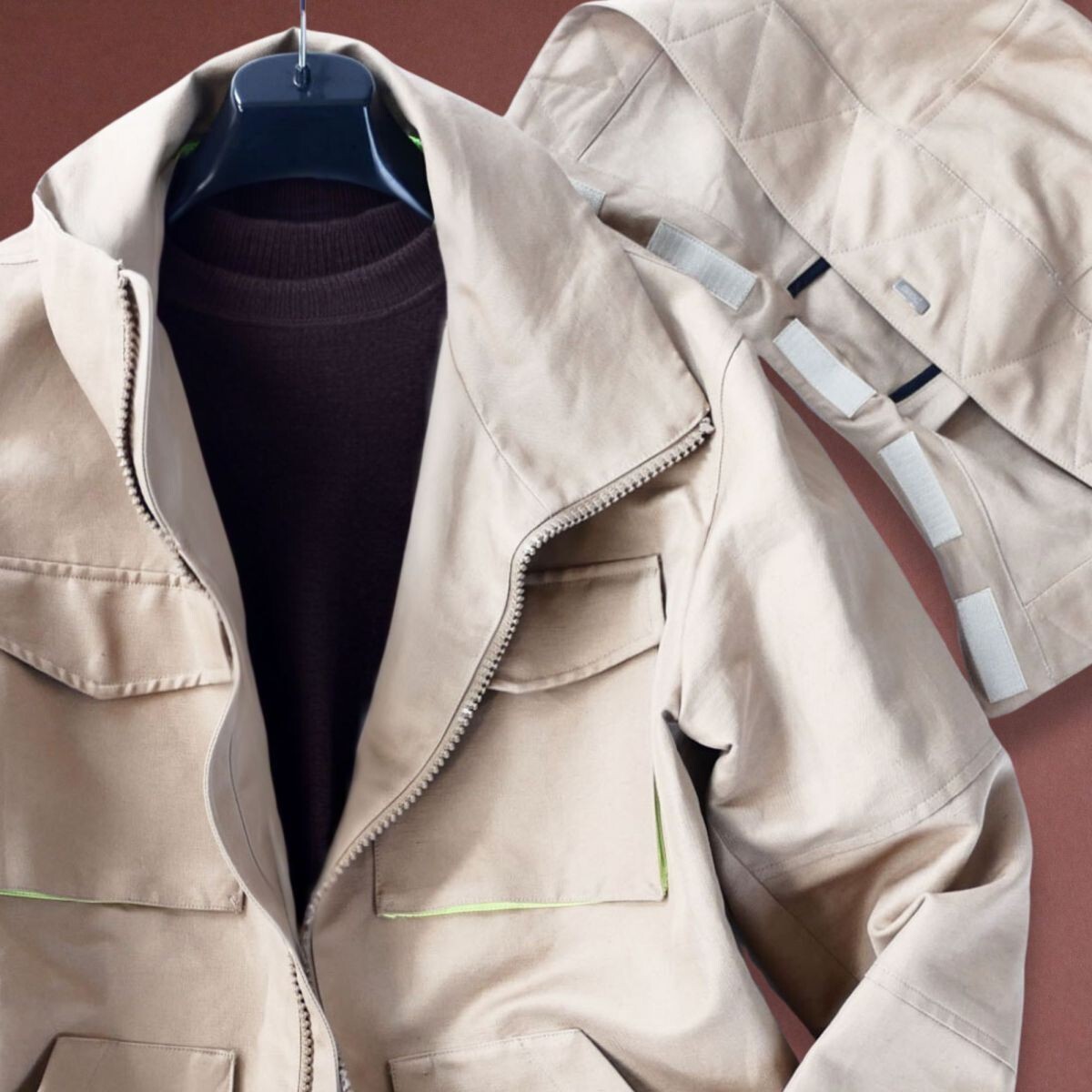 終了日午後6時迄ご入札●dr536●50●54●選択可●プレフォール●HERNOヘルノ●重厚感●アウタージャケット●メンズ_画像3