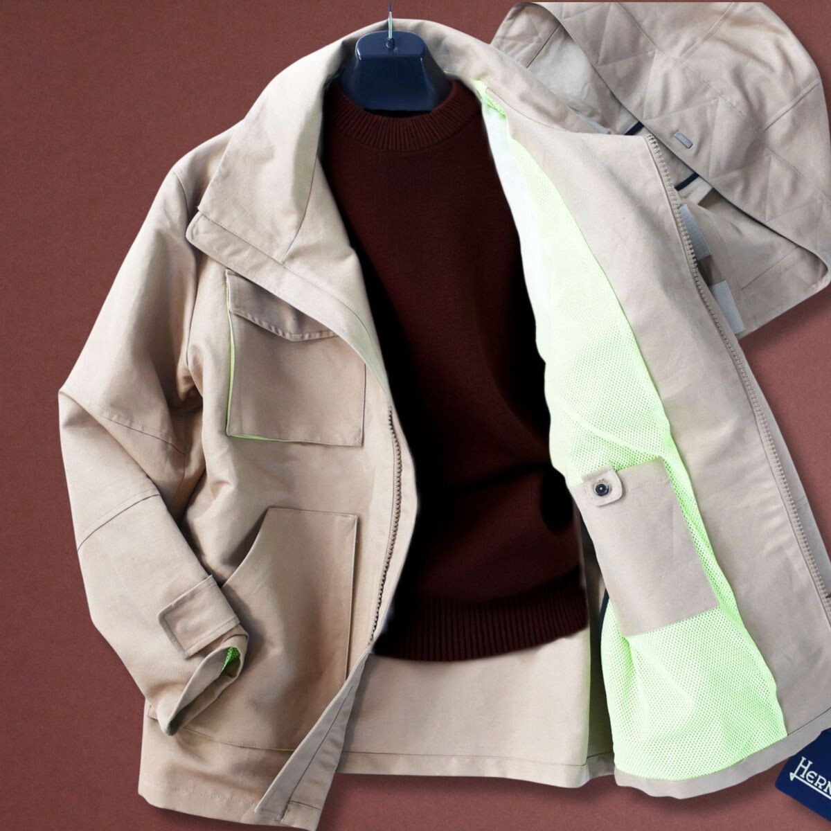 終了日午後6時迄ご入札●dr536●50●54●選択可●プレフォール●HERNOヘルノ●重厚感●アウタージャケット●メンズ_画像4